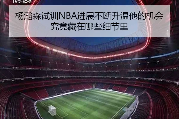 杨瀚森试训NBA进展不断升温他的机会究竟藏在哪些细节里（yobotiyu）